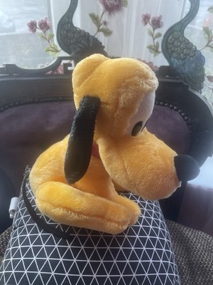 Disneyland Vintage sitzender Pluto Plüschtier 80 er Original