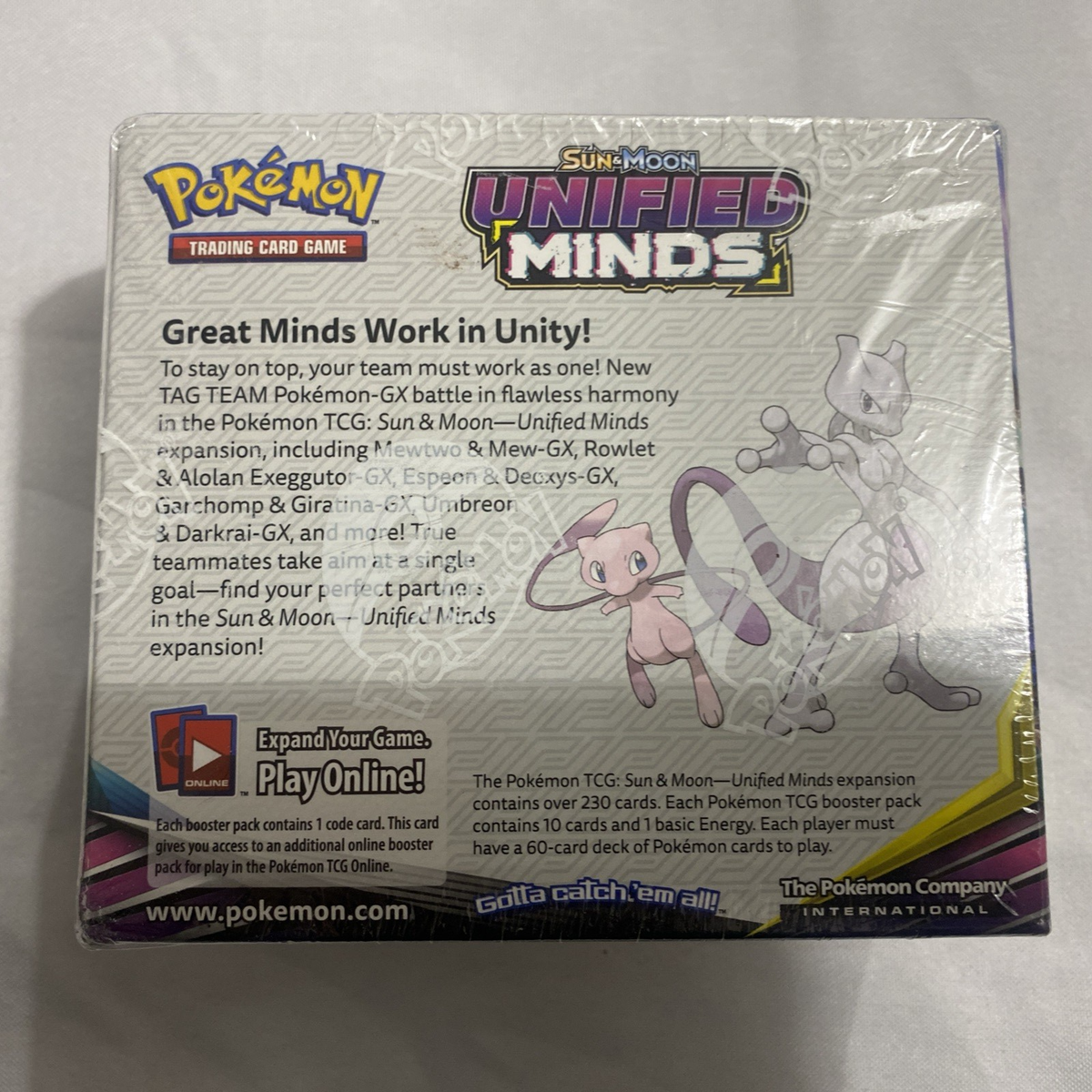 ポケモンカード 英語版 未開封 box UNIFIED MINDS Pokemon Unified