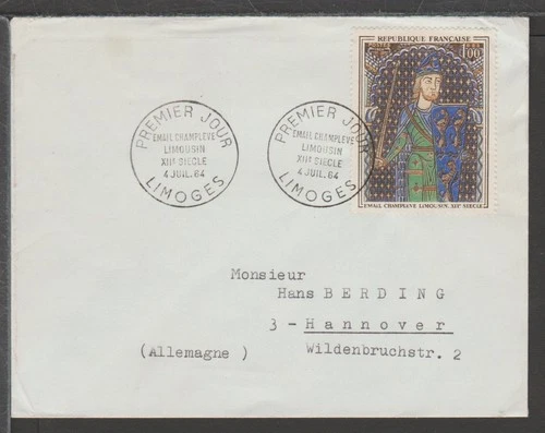 ✔️ FRANCE Commemorative SONDERSTEMPEL FDC COVER