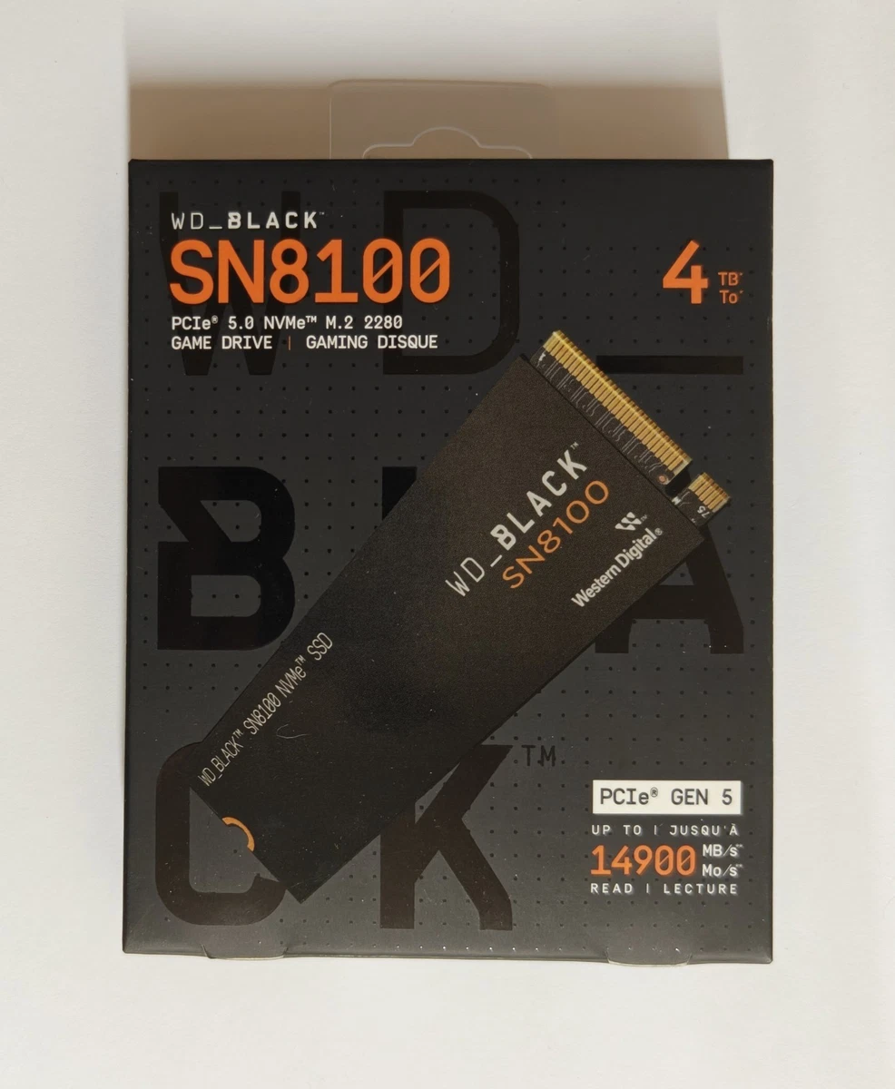 Western Digital Solid State Drives 4 TB Storage Capacity for sale