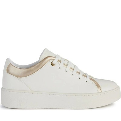 Geox Skyely Damen Weiße Sneaker Freizeit D36QXA054AJC1R2L