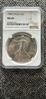 1986 American Silver Eagle Dollar Coin - NGC Certified MS69 First Year Issued