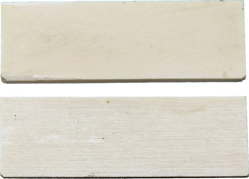 BLUE RIDGE KNIVES, INC Rough Ryder Messer Griffschalen White Bone Knochen DIY Griffmaterial