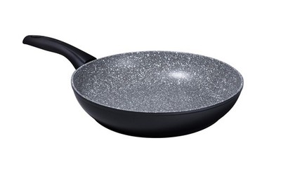 Bialetti Y0D5PA0280 Pfanne Black Pearl 28 cm, Aluminium, schwarz