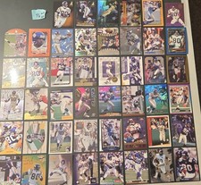 Cris Carter 46 card lot, ALL CARTER, Minnesota Vikings, ALL DIFFERENT, INSERTS