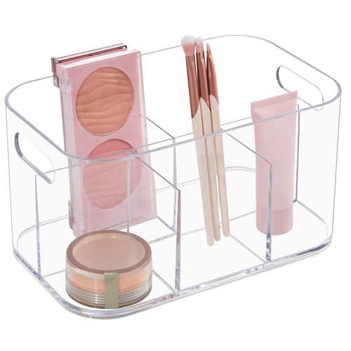 STORi Bliss Kosmetik-Organizer aus Kunststoff mit 5 Fächern | transparent | rechteckig - Bild 1 von 8