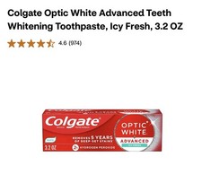 Colgate Optic Toothpaste