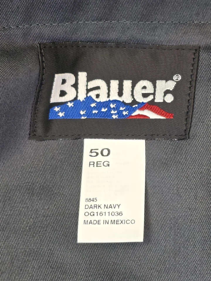 Шорты оперативные грузовые Blauer размер 50 стандартные темно-синие 8845 хлопок/полиуретан - Изображение 3 из 4