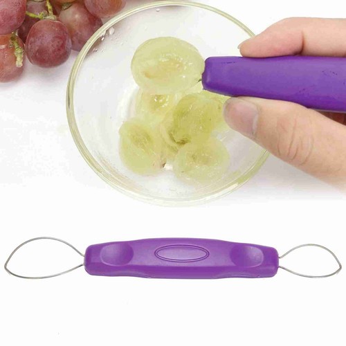 JY Purple Grape Peeler Remover Stainless Steel Mini Portable Fruit Tools - Picture 22 of 22