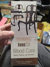 Home Life Wood Care 8 Fl Oz Wood Polish Application Cloth New Sealed Box
