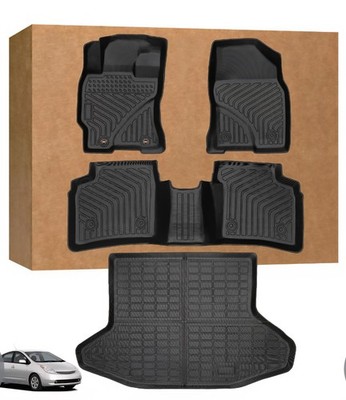 Floor Mats Liners TPE For 2003-2009 Toyota Prius 3D Model NEW All-Weather NEW