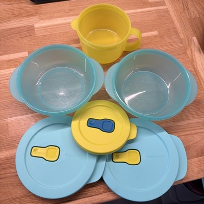 3 Tupperware Crystalwave Micro Tub  Schüsseln, Teller, Mikrowellengeschirr 