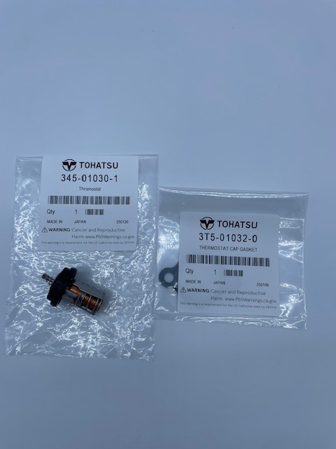 Tohatsu 30/40/50hp 2-Stroke TLDI Outboard Thermostat & Gasket 345
