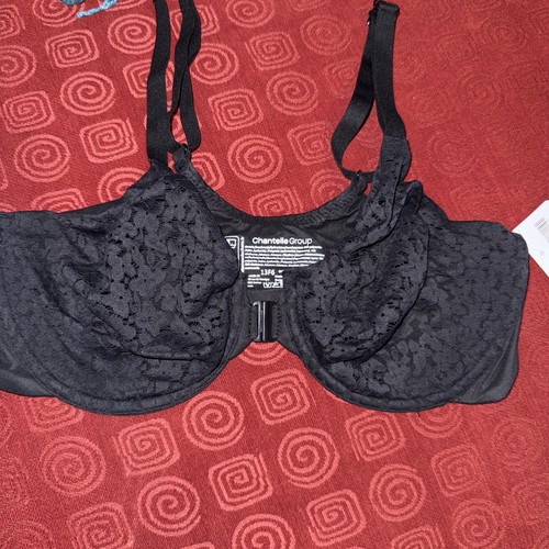 Chantelle 13F6 Norah Front Closur BH 34C Schwarz Neu mit Etikett