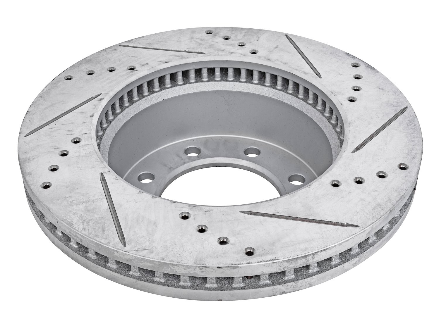 JEGS JX-Series Drilled & Slotted Rotor Fits Select Ram [Left/Driver Side Front]