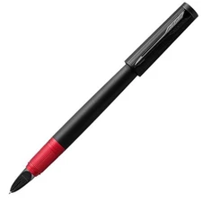 PARKER 5th Ingenuity Slim Pen, Deep Black Red, Fine Nib, Water-Based, Gift Boxed
