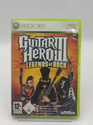  Videospiel  Videogame Microsoft Xbox 360 Guitar Hero Legends of Rock Activision