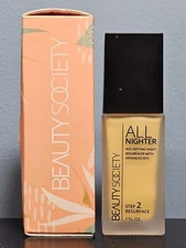 Beauty Society All Nighter Age-Defying Night Resurfacer w/ BTX 1 oz New in Box!