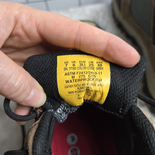 Skechers Brown Black Greetah Comp Toe Construction Work Shoes Sz Men  7 Women 9 - Picture 7 of 10