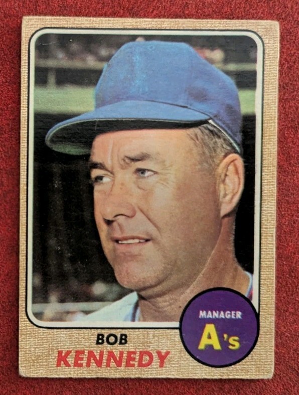 1968 O-Pee-Chee OPC BOB KENNEDY #183 Oakland A's