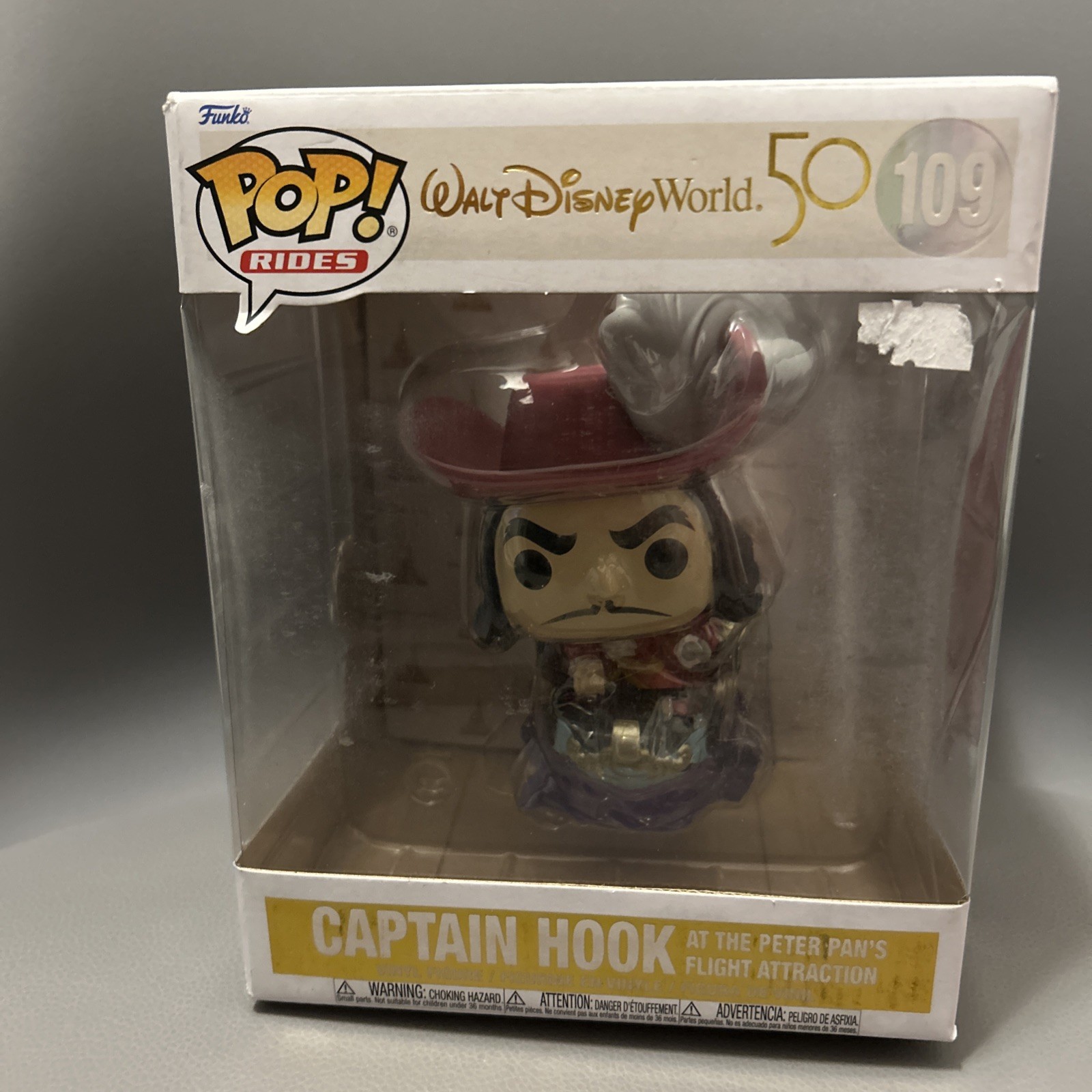 Captain Hook At The Peter Pan's Flight Attraction (109)  Funko Pop /Vinyl Figure