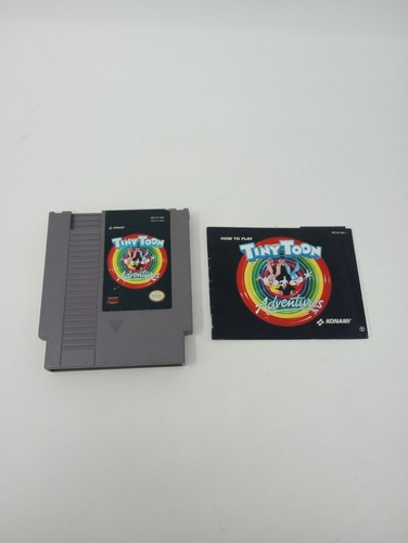 Tiny Toon Adventures (Nintendo NES, 1991) Authentic Tested Cartridge & Manual