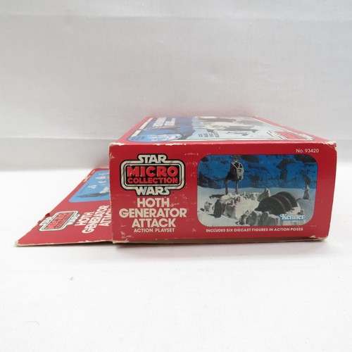 Juego de acción vintage 1982 Star Wars Micro Collection Hoth Generator Attack - Imagen 17 de 20