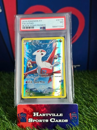 Pokémon TCG Latias PSA 7 XY Black Star Promo XY78 EN Full Art Holo