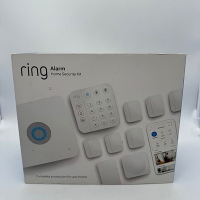 Ring Alarm 10-Piece Home Security Kit 2nd Gen White DIY Wireless System New