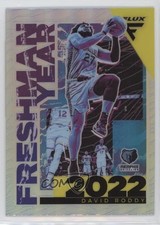 2022-23 Panini Flux Freshman Year Silver Prizm David Roddy #6 15ej