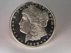 ONE 1LB POUND .999 SILVER COIN  Morgan 1878 Fine Silver 1 lb Pure .999 16 OZ ASW