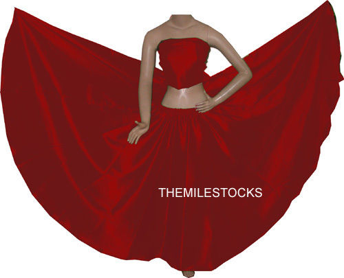 Womens Hippie Costume Belly Dance Full Circle Skirt - Tribal Gypsy - Foto 11