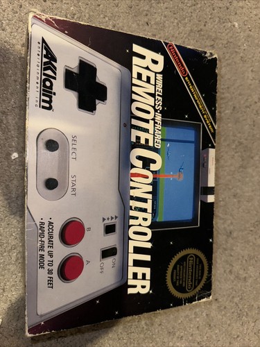 Nintendo NES Acclaim CIB Wireless Remote Turbo Controller in Box Tested! - Picture 2 of 3