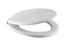 Sedile wc in legno termoindurente Canyon Jolly bianco Carrara&Matta