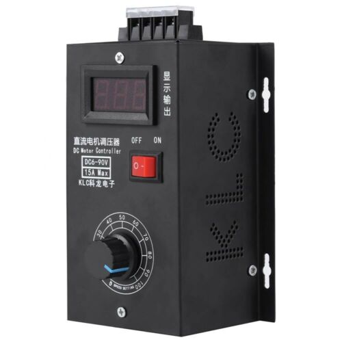 1PC Stepless Voltage Regulation DC6V-90V Pwm DC Motor Governor PLC 15A 1000W - Picture 3 of 7