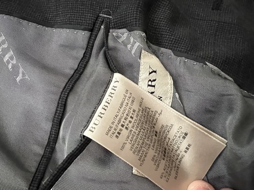 BURBERRY London Men’s Vintage BLAZER JACKET COAT 100% VIRGIN WOOL sz 56 L - Picture 12 of 14