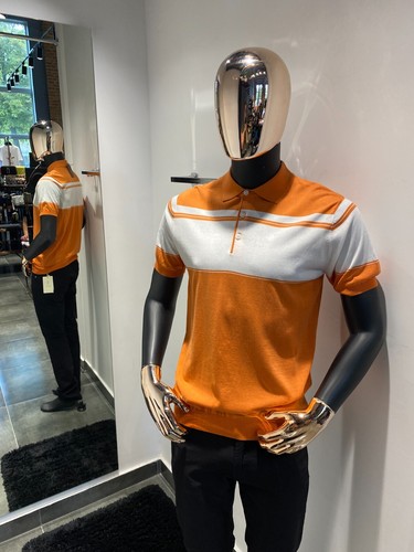 STEFANO RICCI Poloshirt mit drei Knöpfen Größe 54 / XL (100% Original & Neu) - Bild 4 von 4