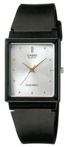 Casio MQ38 Series Men's Rectangular Black band Black/Silver/Gray/Gold Dial Watch - Picture 4 of 6