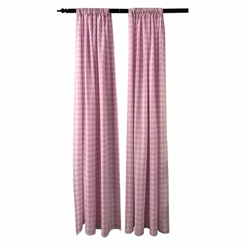 Paquete de 2 fondos a cuadros de poliéster de gingham 58 por 96 pulgadas. Hecho en EE. UU. - Imagen 7 de 9