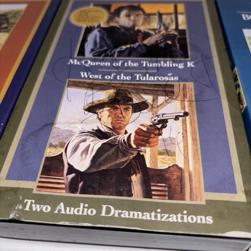 Louis L'Amour Audio Tape/5 Stories Western/Bowrider Follows A Cold Trail And 4 - Picture 5 of 13