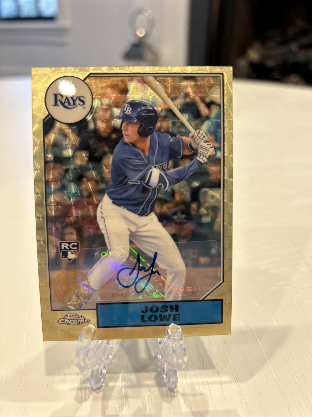 2022 Topps Chrome Josh Lowe Auto 1/1 SUPERFRACTOR RC
