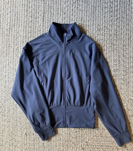 NWT $148 Sweaty Betty Women's Super Soft Zip Up Bomber in Endless blue sz S - Picture 5 of 8