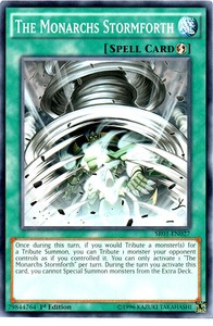 The Monarchs Stormforth - SR01-EN027 - Common - 1st Edition x3 - Near Mint