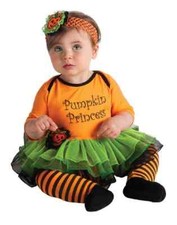 Pumpkin Princess Jack O Lantern Tutu Ballerina Fancy Dress Baby Child Costume