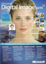 MS Digital Image Suite 10 PC CD edit camera photo editing fix computer pictures