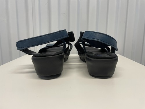 Wolky Women's Desh Blue Leather Sandals Comfort Size EU 41/US 10 - Picture 5 of 9