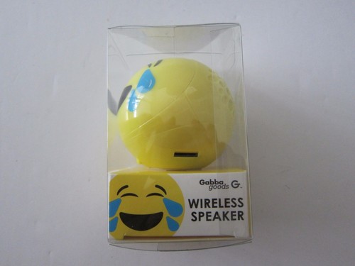 Gabba Goods GG-RBS-EM2 Cry Face Bluetooth Wireless Speaker Yellow New - 第 3/5 張圖片