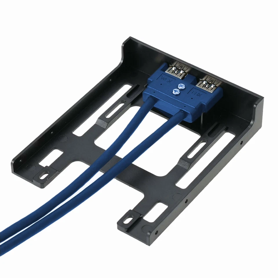 USB 3.0 Front Panel 3.5" Expansion Bay to 20-Pin MoBo Bracket Cable (2-Port) - Image 4 of 4
