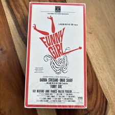 Funny Girl 1985 VHS Musical Barbra Streisand Omar Sharif Movie Film NEW