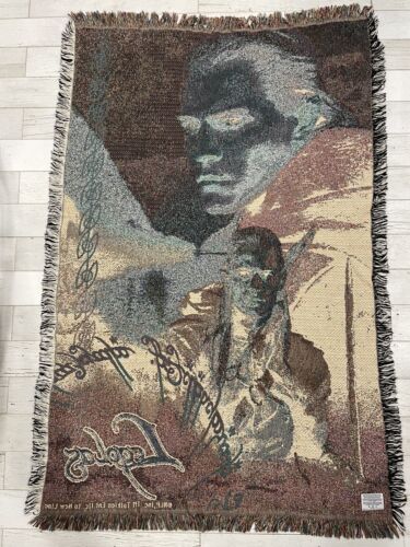 Lord of the Rings Legolas Woven Tapestry Throw Blanket Tolkien 43x67 - Picture 2 of 8